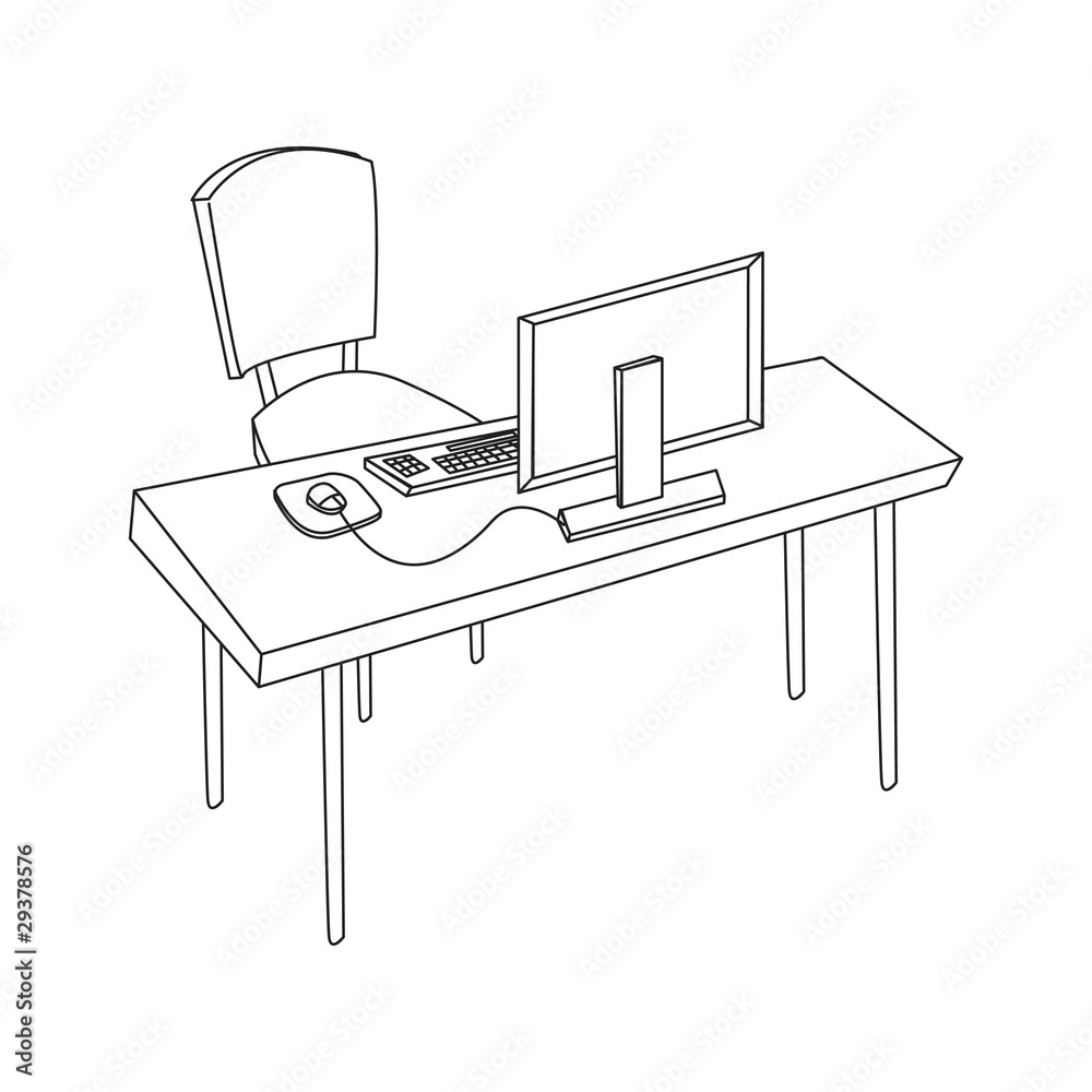 poste de travail ordinateur blanc poste de travail ordinateur blanc