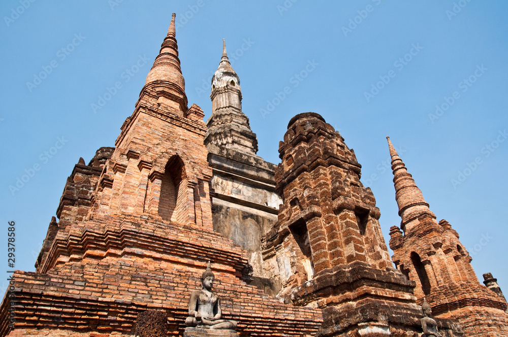 Pagoda of Sukhothai historical park,Thailand