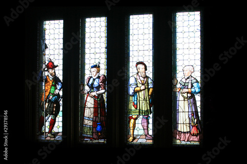 Canvas Print Stained-glass window