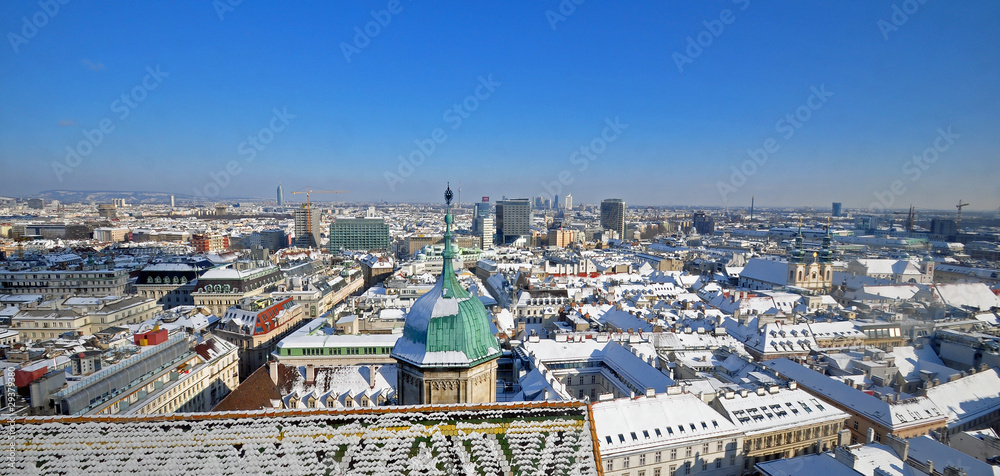 Obraz premium blick über wien