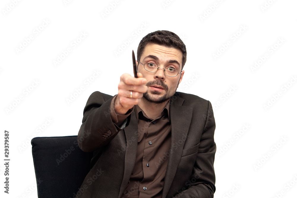 Businessman With Pen