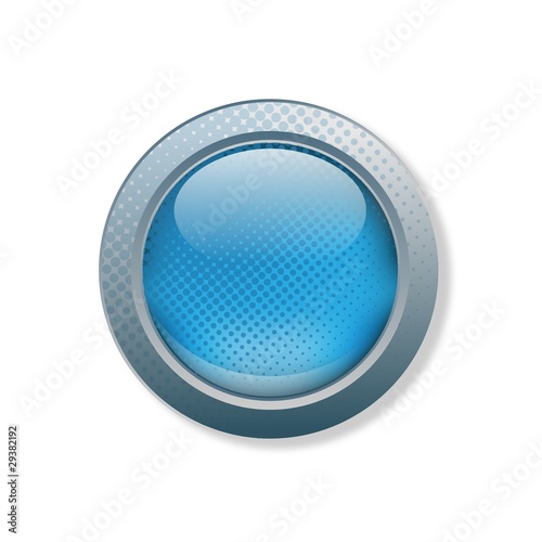 Light blue button with grunge effect