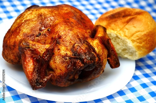 ein ganzes Hähnchen
