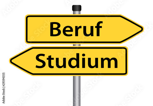 Beruf oder Studium