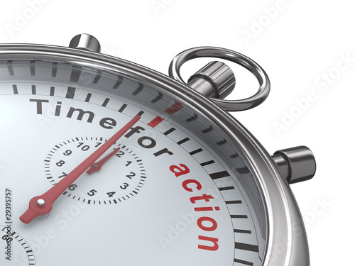 Time for action. Stopwatch ...