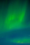 Night sky with dancing Aurora borealis