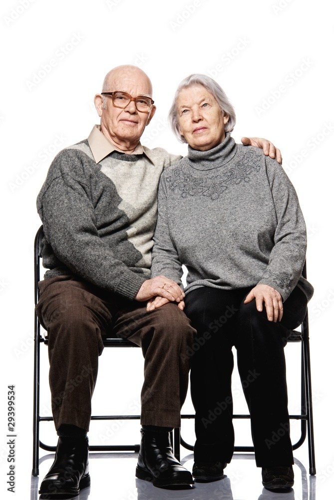 Portrait of a happy senior couple embracing each other Portrait of a happy senior couple embracing each other