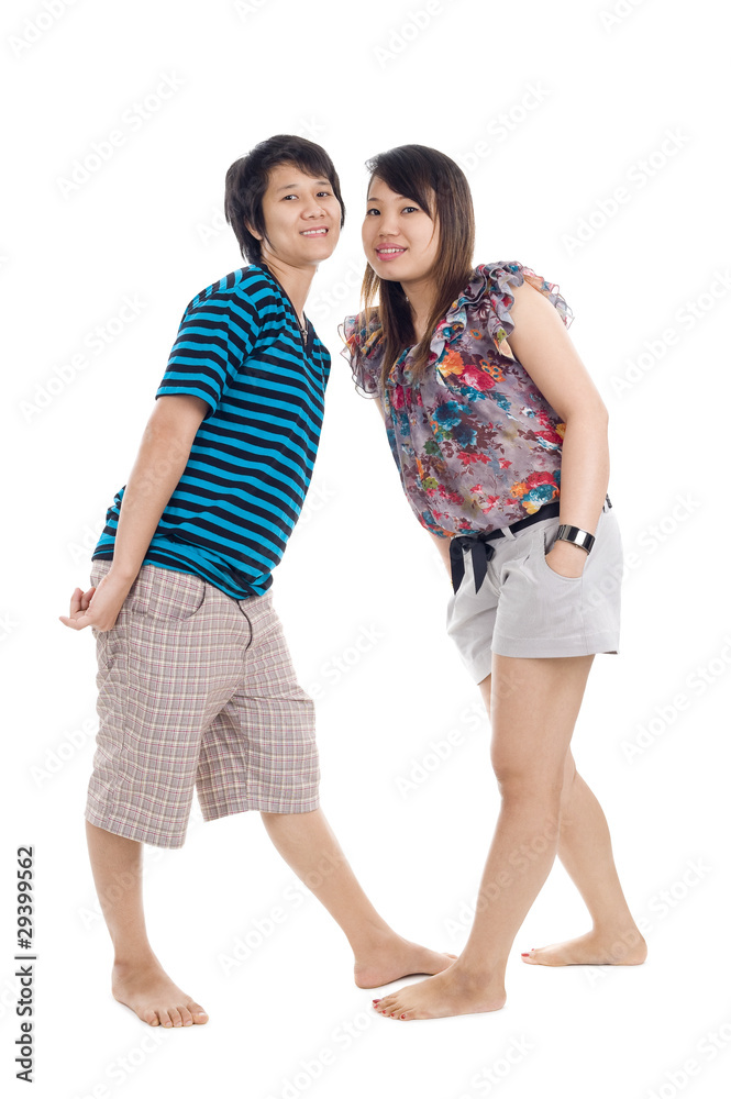 two young asian women