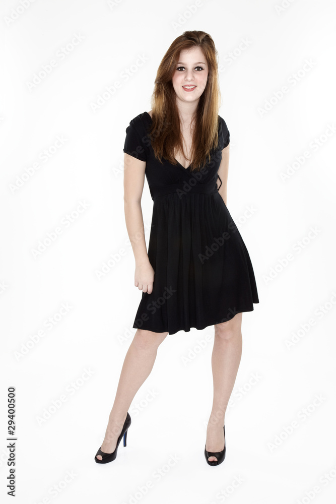 Junge Frau Kleid