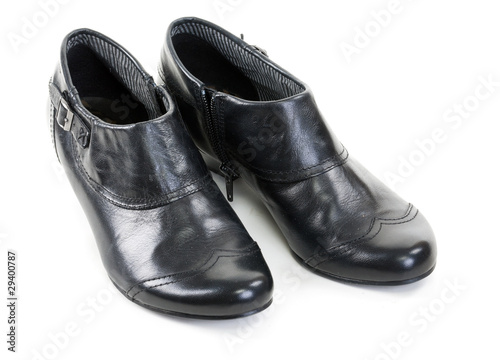 pair of black shoes