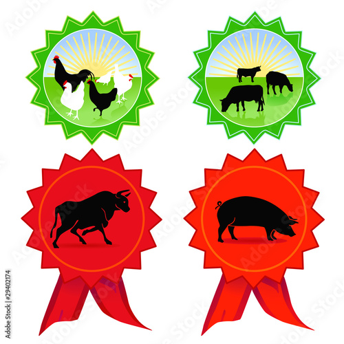 Landwirtschaft Button