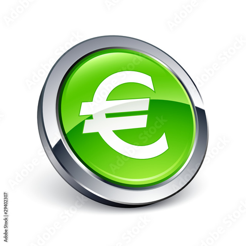 icône bouton internet euro argent finance