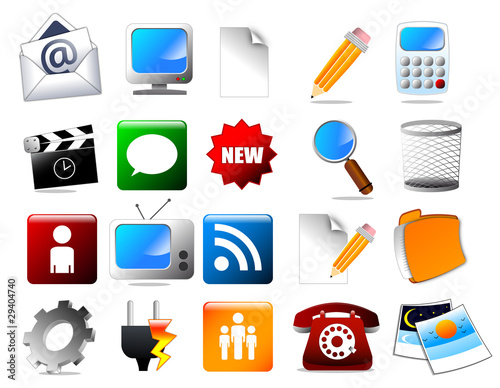 icone web colori