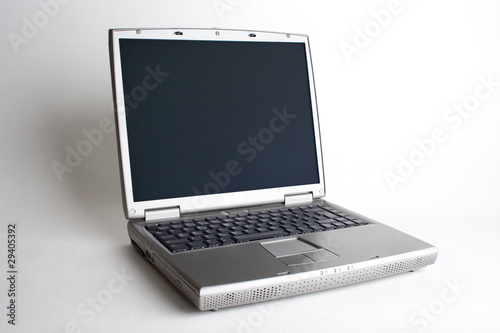laptop with white background