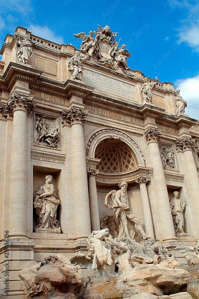 Trevi fountain in Rome