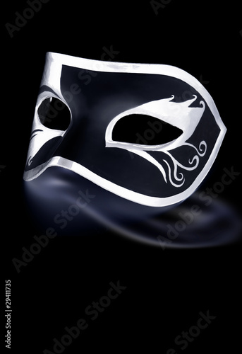 Schwarz Weisse Maske photo