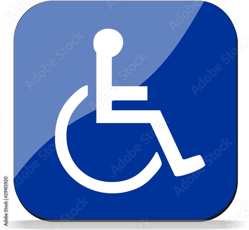 panneau handicapé