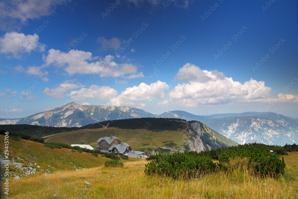 Otto mountain hut in Rax Alps