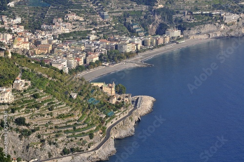 Amalfi Coast line from Ravello