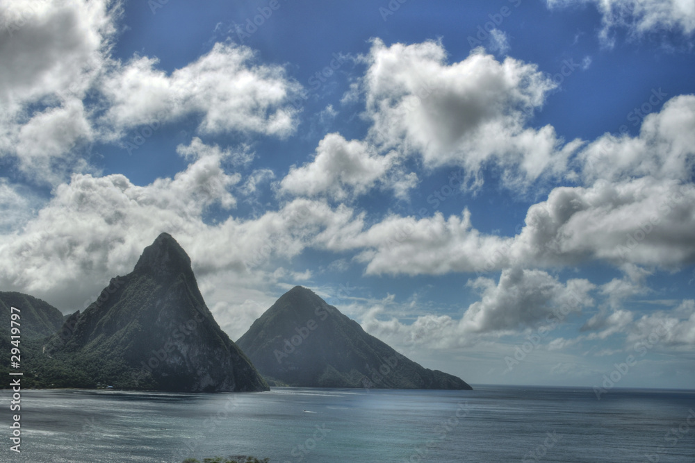 Pitons - St. Lucia / Saint Lucia (Carribean) Pitons - St. Lucia / Saint Lucia (Carribean)