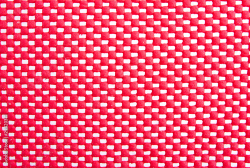 Red mesh surface