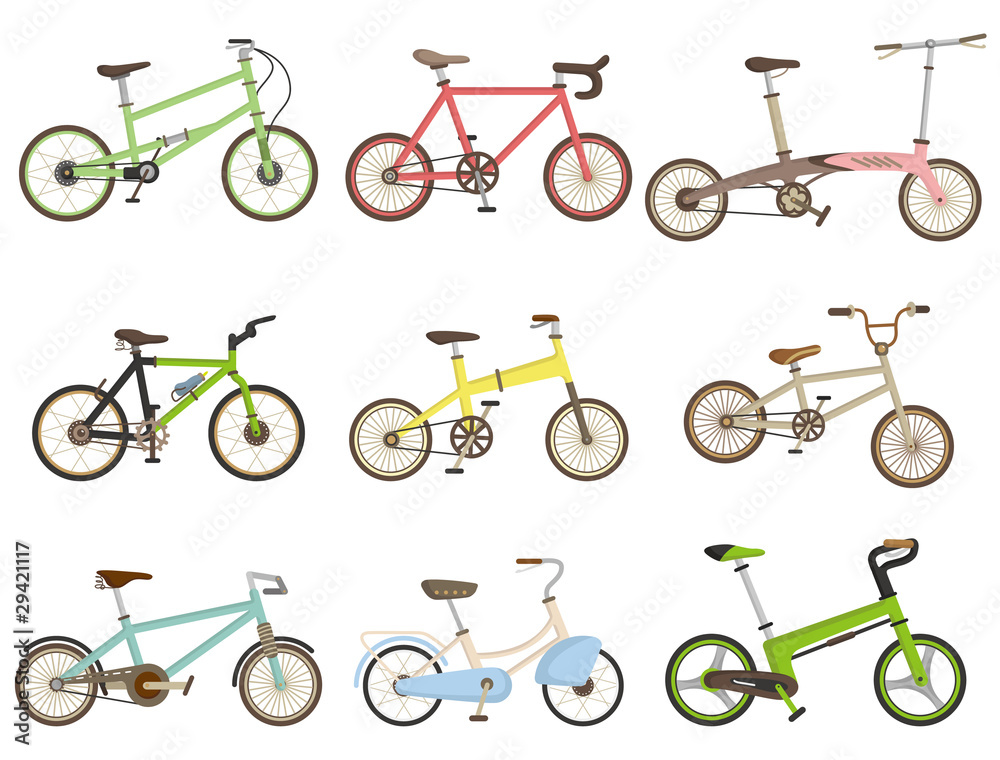 Obraz premium cartoon bicycle icon