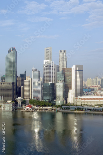 Skyline of Singapore business district  Singapore