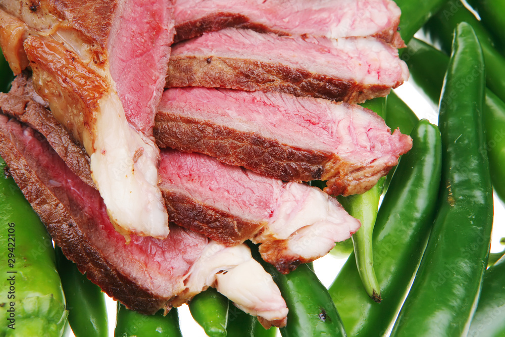 meaty food : roasted red meat steak meaty food : roasted red meat steak