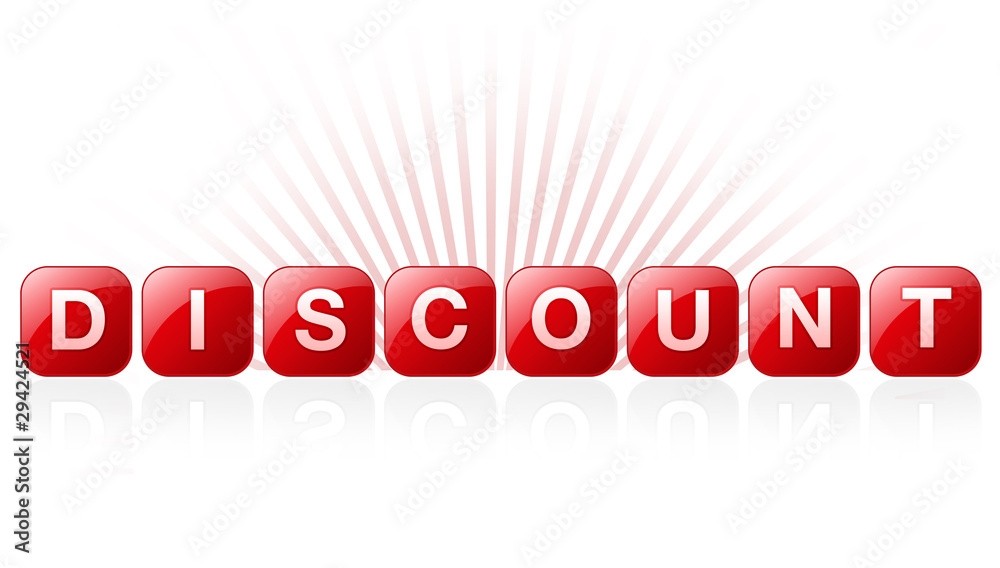 Fototapeta premium Discount Sign