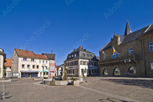 historic medieval market place in Bad Sobernheim