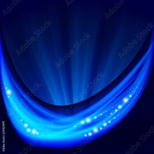 vector abstract blue background.