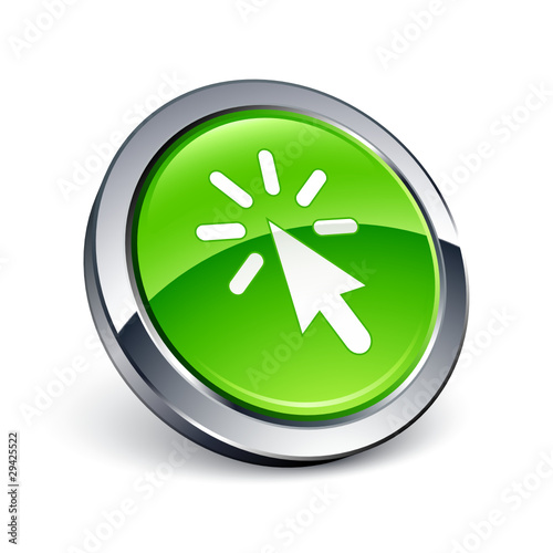 icône bouton internet curseur clic