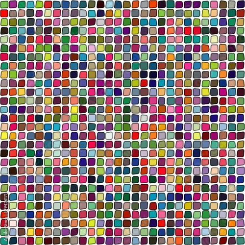 Seamless vector background made of multicolored tumbled stones