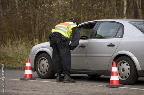 Verkehrskontrolle photo