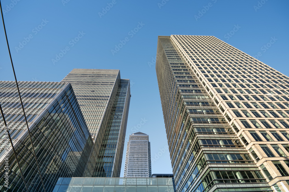 Skyscraper in London (Canary Wharf area)