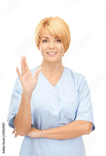 attractive female doctor