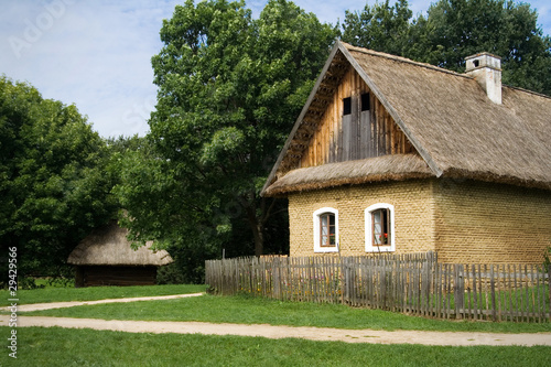 the house in old Moravian village