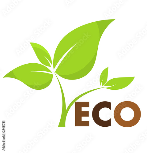 Plant eco icon
