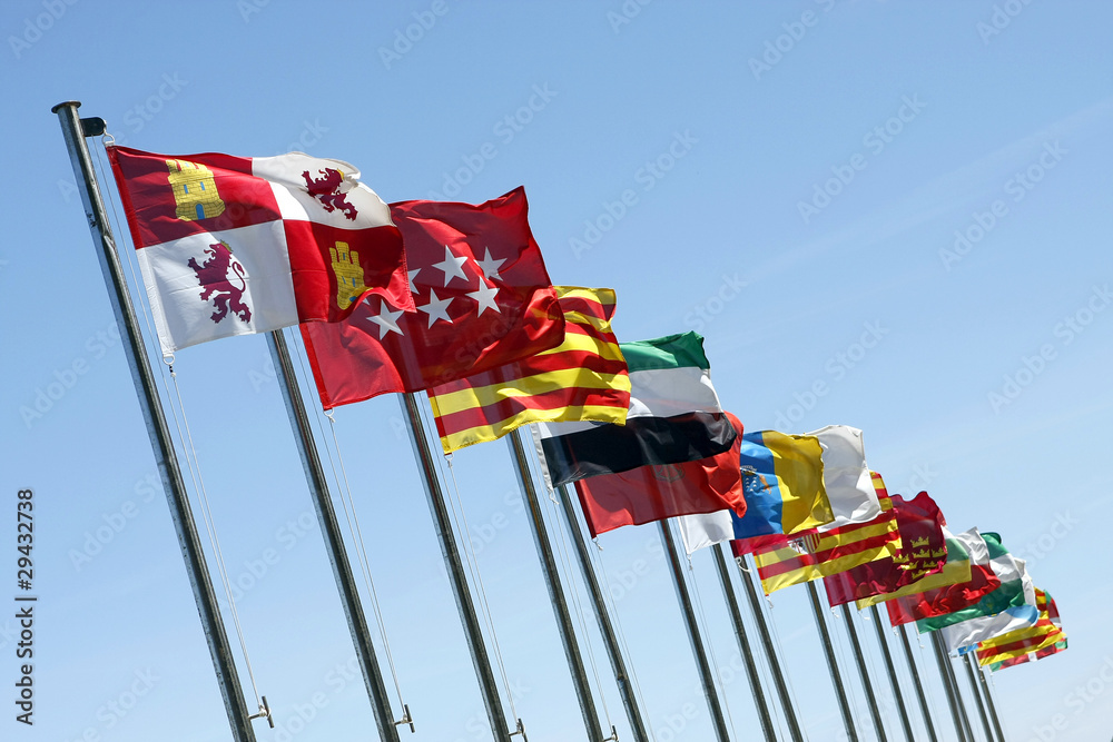 Fototapeta premium Banderas