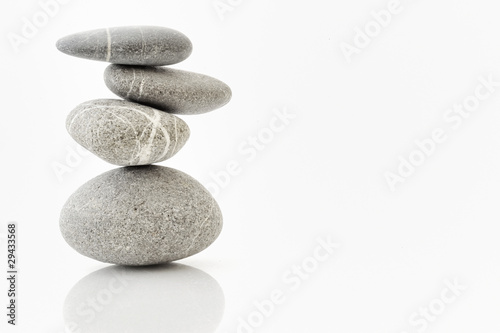 Photography background with round peeble stones