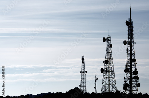 telecommunications towers photo