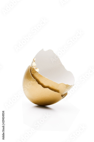 Goldene Eierschale