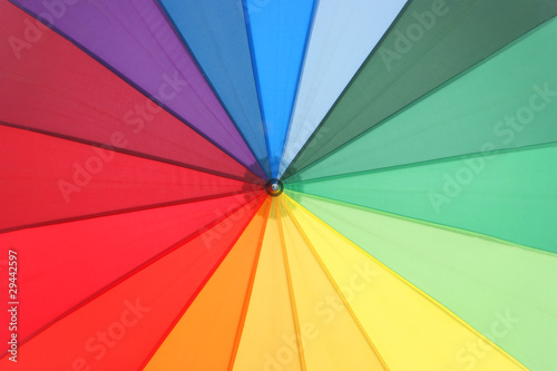 Rainbow umbrella background