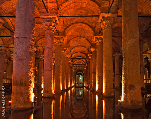 Basilica Cistern, Istanbul, Turkey. photo