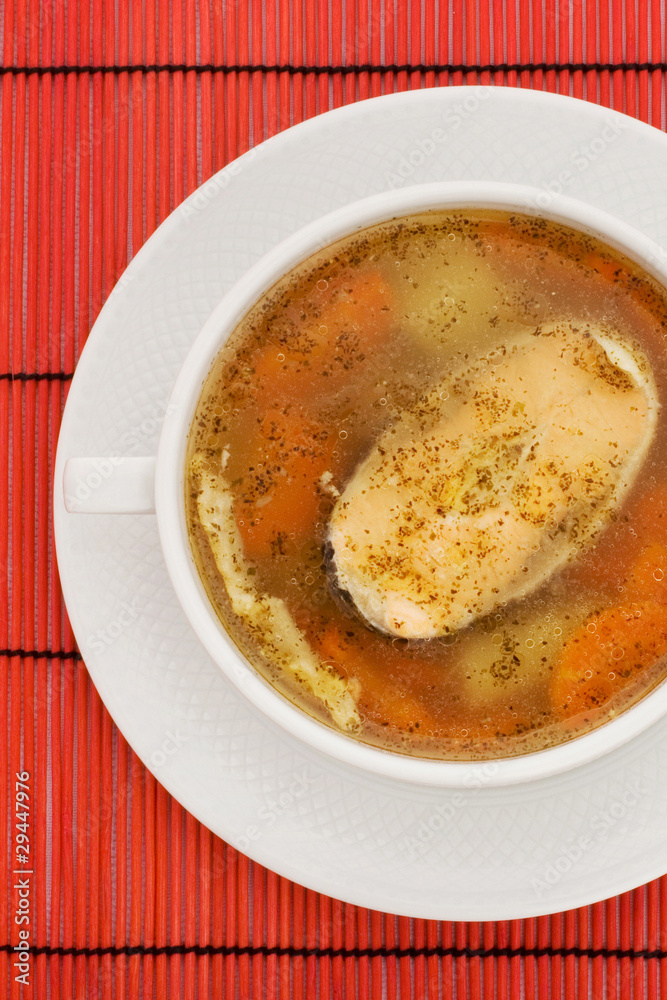 Soup with salmon Soup with salmon