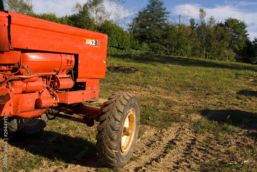 Obraz premium tracteur