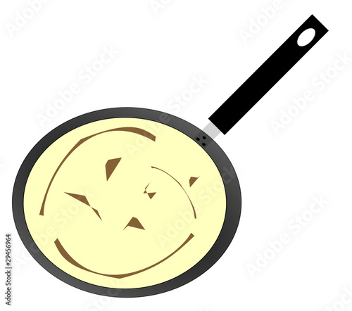Crêpe et poêle