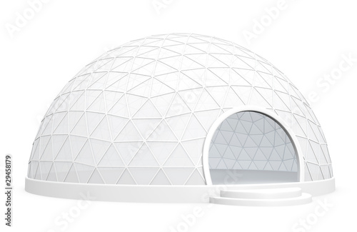 Fototapet Exhibition dome tent