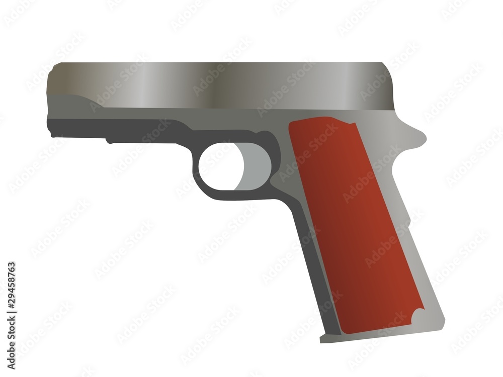 Fototapeta premium Gun. Vector