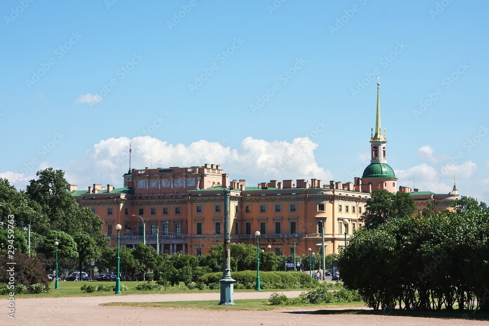 municipal landscape in city Saint Petersburg, Russia